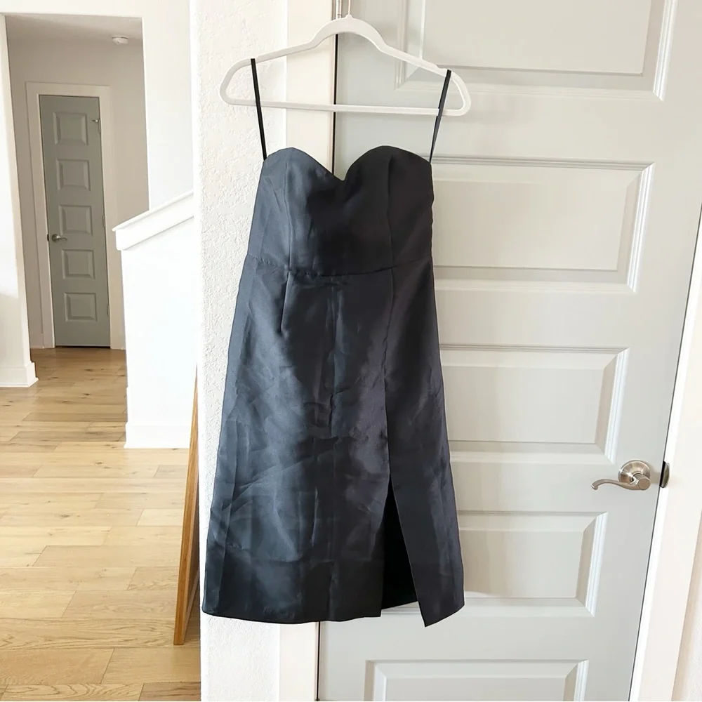 NWT Anthropologie Hutch Slim Bow Back Midi Dress - Picture 2 of 5